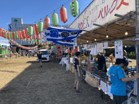草加市吉町の日枝神社お祭りです♪