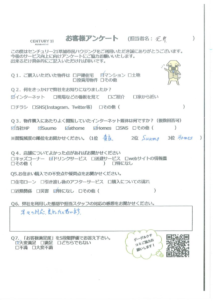 希望条件にぴったりのマンション