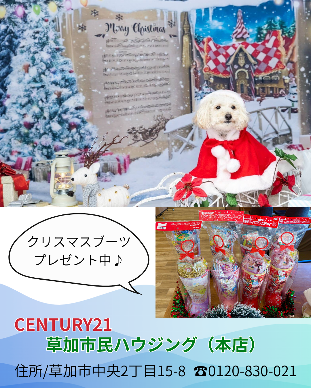 クリスマスも営業いたします！